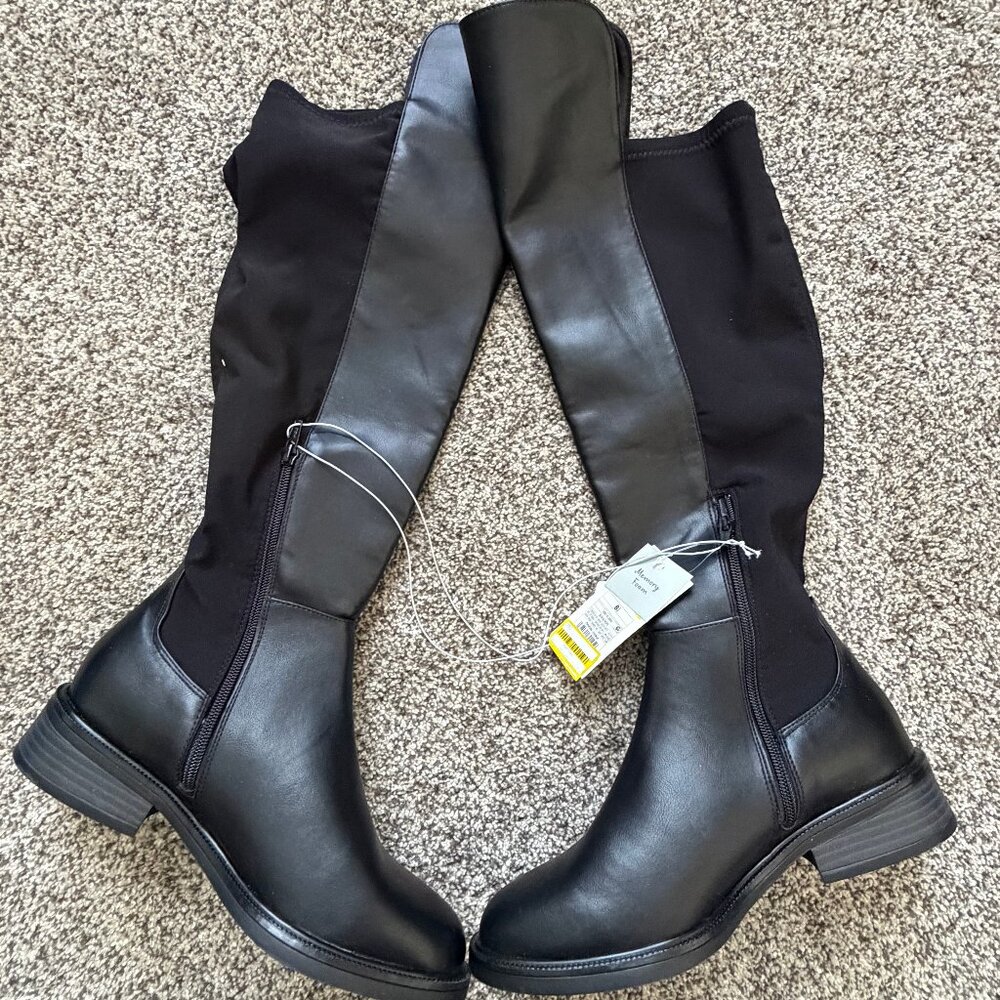 Women’s Hope Boots with Memory Foam Insole – A New Day™ Black 8.5 - Picture 4 of 8
